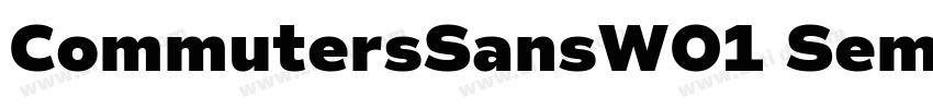 CommutersSansW01 Sem字体转换